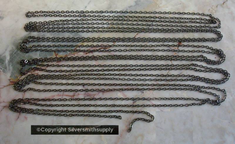 12Ft 3x2mm Schwarz Plattierte Gliederkette Stark 12 Glieder Pch003C 12Ft 3x2mm Schwarz Plattierte Gliederkette Stark 12 Glieder Pch003C von Artistrywithbeads