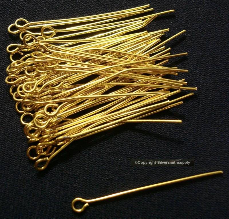 35 Mm Vergoldete Kettelstifte 50 Stifte Ohrstecker Rosenkränze Perle Fep005 35 Mm Vergoldete Kettelstifte 50 Stifte Ohrstecker Rosenkränze Perle Fep005 von Artistrywithbeads