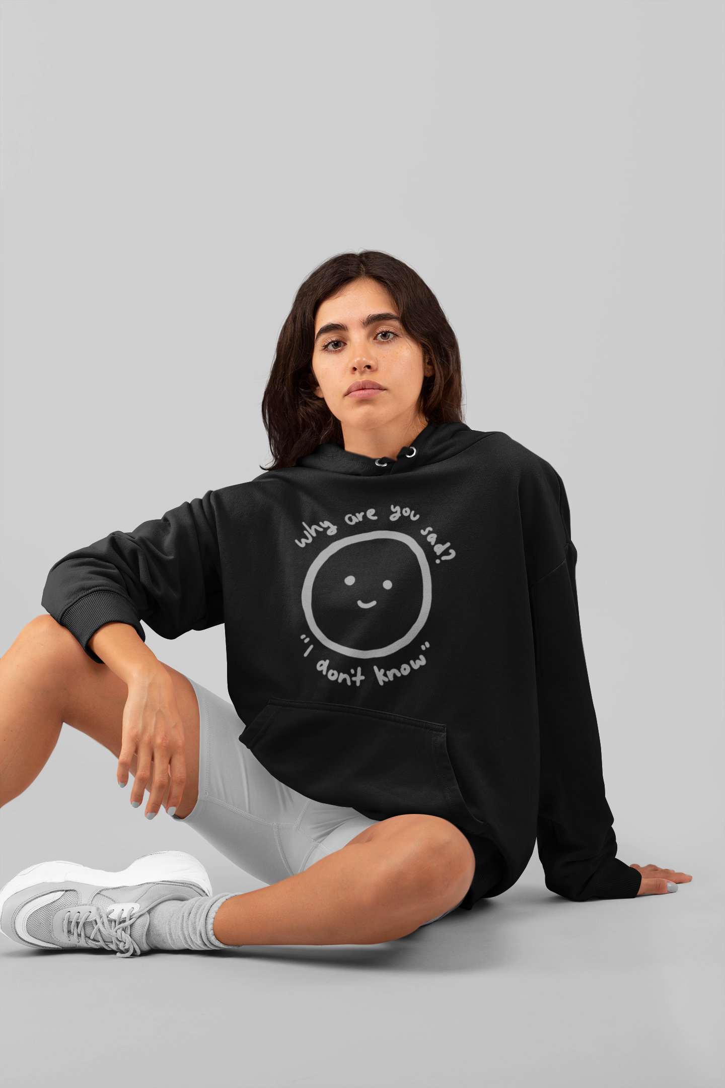 Why Are You Sad?' Hoodie, Oversized Trendy Unisex Hoodies Für Männer, Frauen, Mental Health Hoodie von ArtistsApparelStore