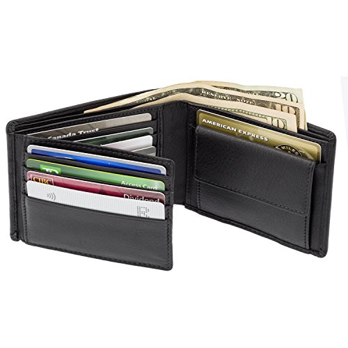 Artizanni Vollnarbige Brieftaschen für Herren, Leder, Bifold Wallet mit 12 Fächern, RFID-blockierende Brieftasche, Geschenke für Männer, ausklappbares Design, Geldwechseltasche, dünn und stilvoll, mit Artizanni Vollnarbige Brieftaschen für Herren, Leder, Bifold Wallet mit 12 Fächern, RFID-blockierende Brieftasche, Geschenke für Männer, ausklappbares Design, Geldwechseltasche, dünn und stilvoll, mit von Artizanni