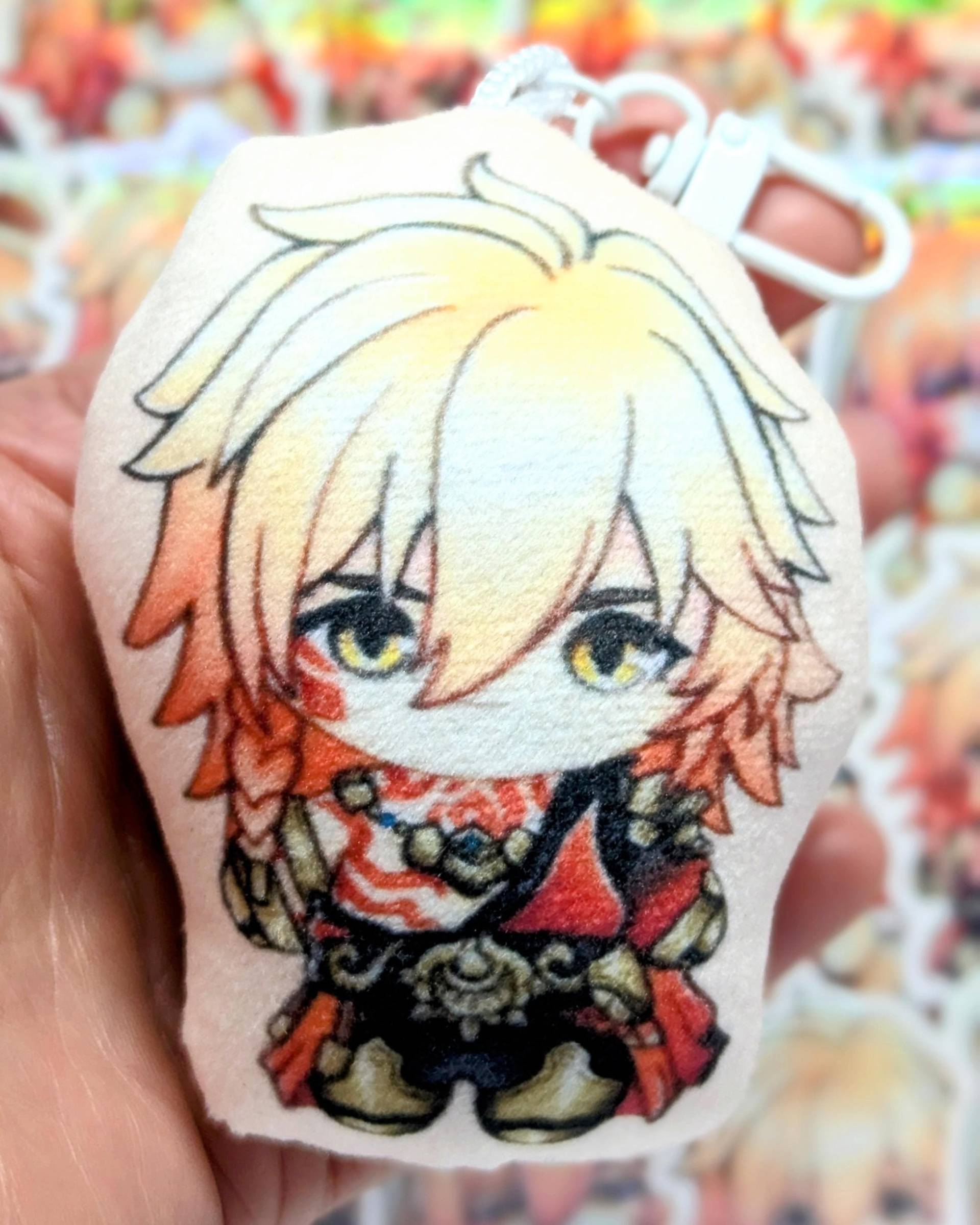 Mydei Plüsch-Anhänger, Fanmade Merchandise, Hsr, Honkai Star Rail Fanart Mydeimos Schlüsselanhänger Kawaii Chibi Dakimakura Geschenke von ArtjannaCrafts