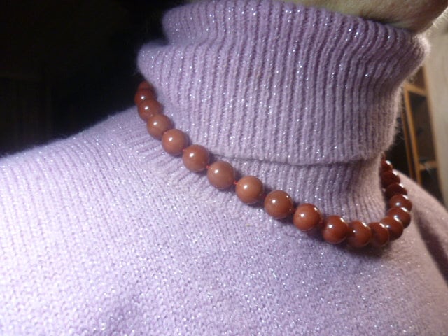 Art Deco Agate Beads Silverschliese Ladies Necklace Around 1930-40 Oerlen Have About 10 Mm Diameter Length 47.5 cm Art Deco Agate Beads Silverschliese Ladies Necklace Around 1930-40 Oerlen Have About 10 Mm Diameter Length 47.5 cm von Artkunst24