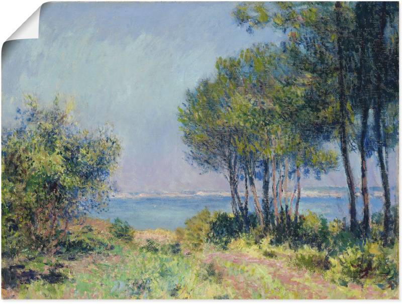 Artland Kunstdruck "Die Küste bei Varengeville. 1882" Gewässer 1 Stk. tlg. als Leinwandbild, Wandaufkleber oder Poster in versch. Größen von Artland