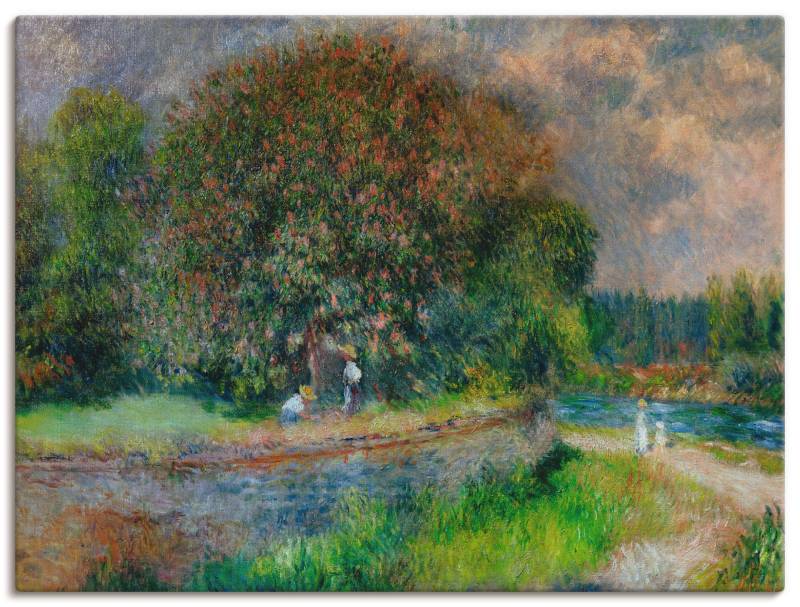 Artland Leinwandbild "Blühender Kastanienbaum" Wiesen & Bäume 1 Stk. tlg. als Leinwandbild, Poster in verschied. Größen von Artland