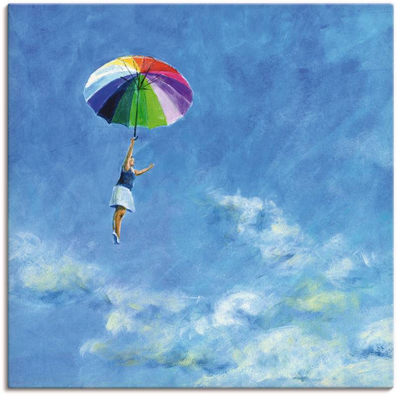 Artland Leinwandbild "Das Leben leben" Frau 1 Stk. tlg. als Leinwandbild, Poster in verschied. Größen von Artland