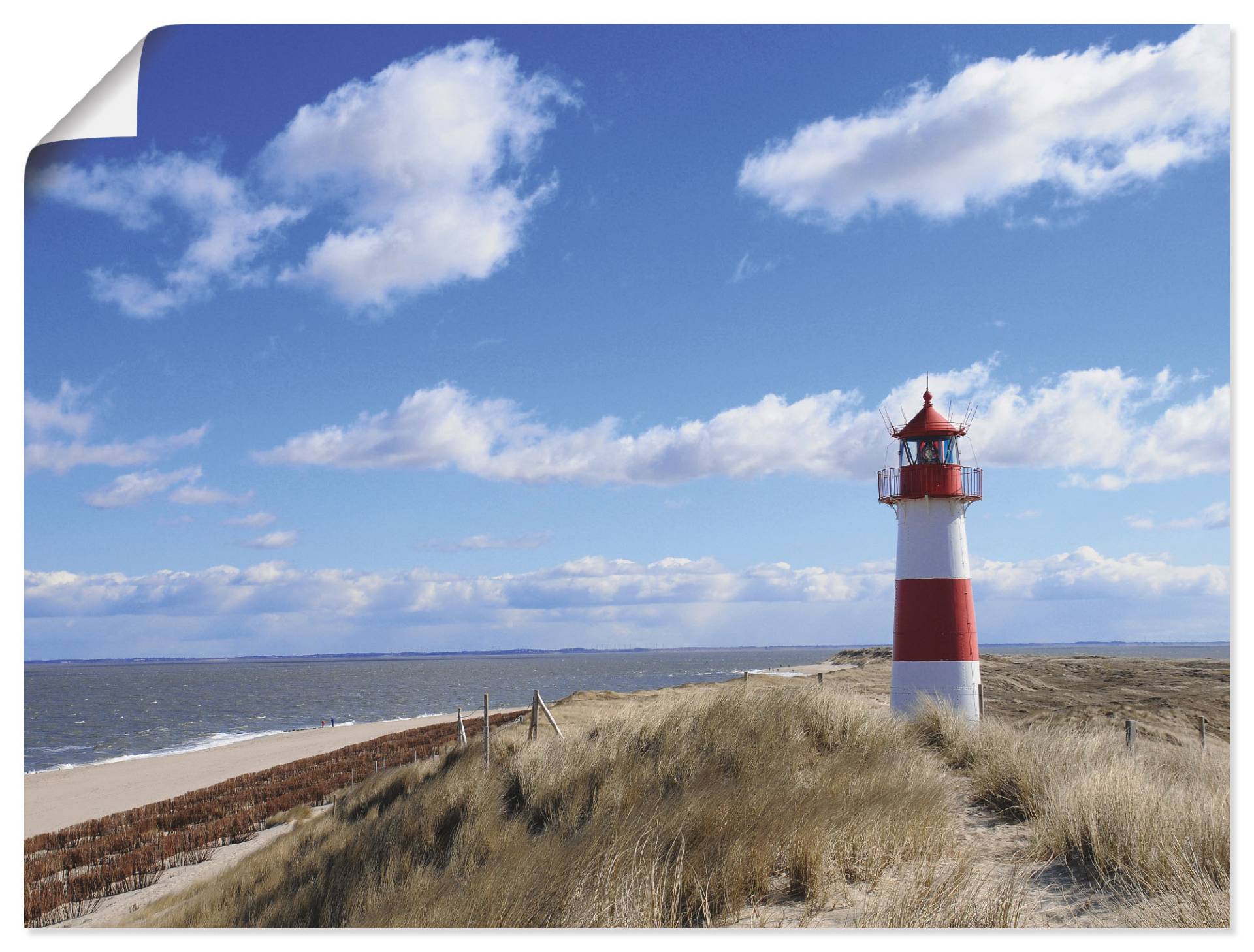 Artland Leinwandbild "Leuchtturm Sylt" Gebäude 1 Stk. tlg. als Leinwandbild, Poster in verschied. Größen von Artland