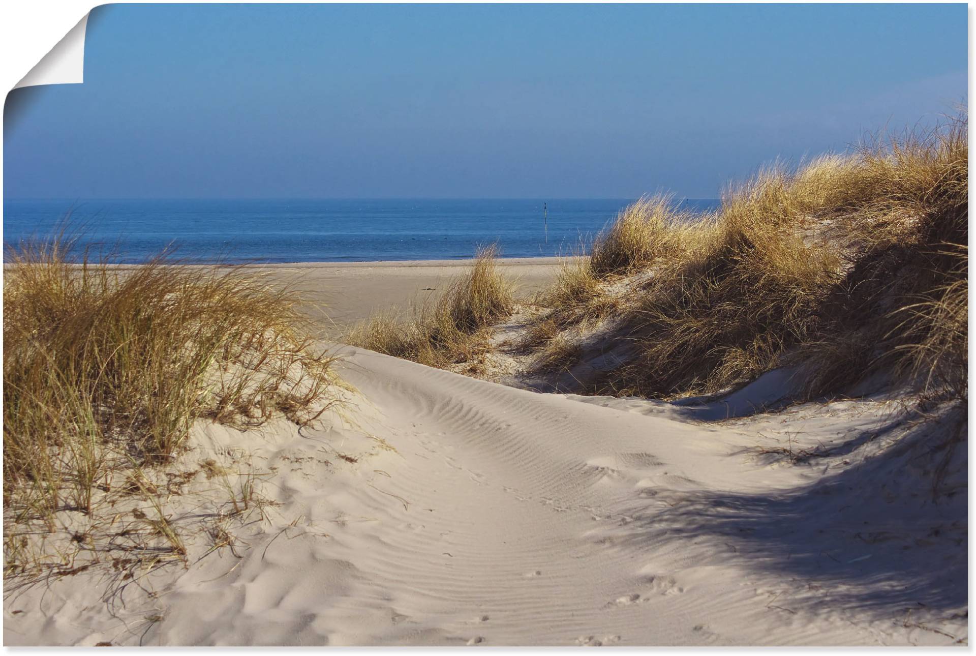 Artland Poster "Am Meer - Insel Amrum", Strand, (1 St.) von Artland