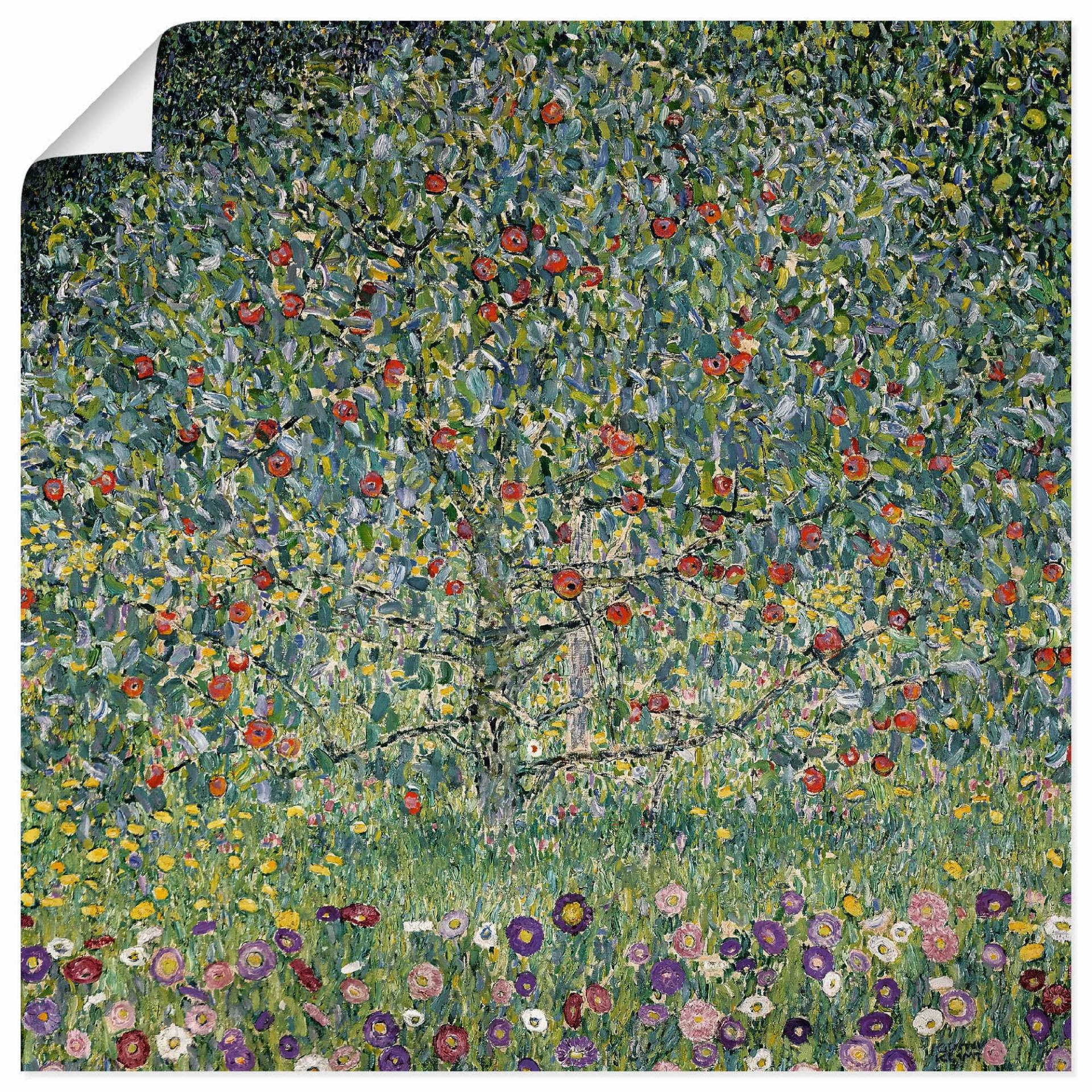 Artland Wandbild "Apfelbaum I. 1912", Bäume, (1 St.), als Alubild, Outdoorbild, Leinwandbild, Poster, Wandaufkleber von Artland
