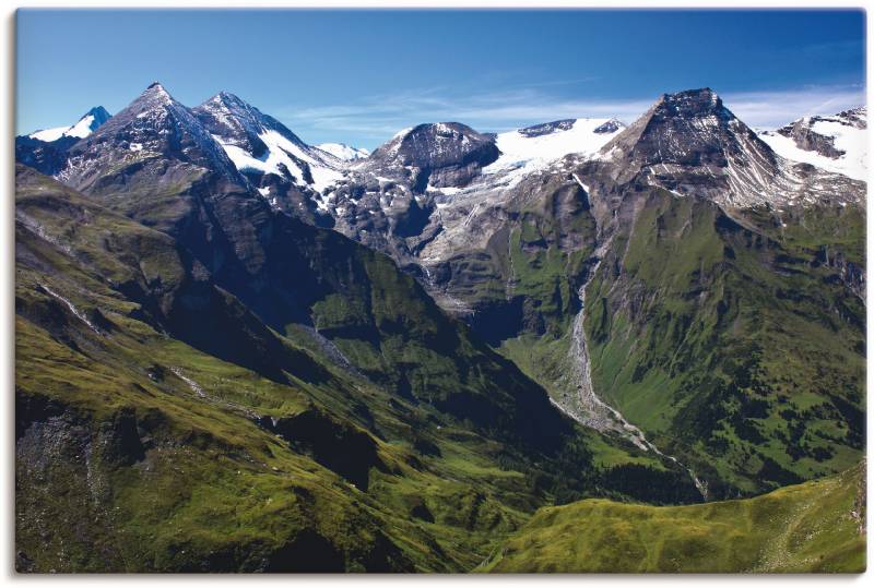 Artland Wandbild "Berge rund um den Großglockner" Berge 1 Stk. tlg. als Leinwandbild, Poster in verschied. Größen von Artland