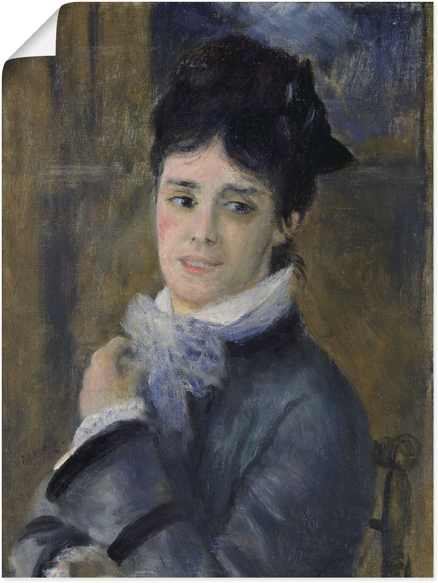 Artland Kunstdruck "Bildnis der Madame Claude Monet. 1872", Frau, (1 St.) von Artland