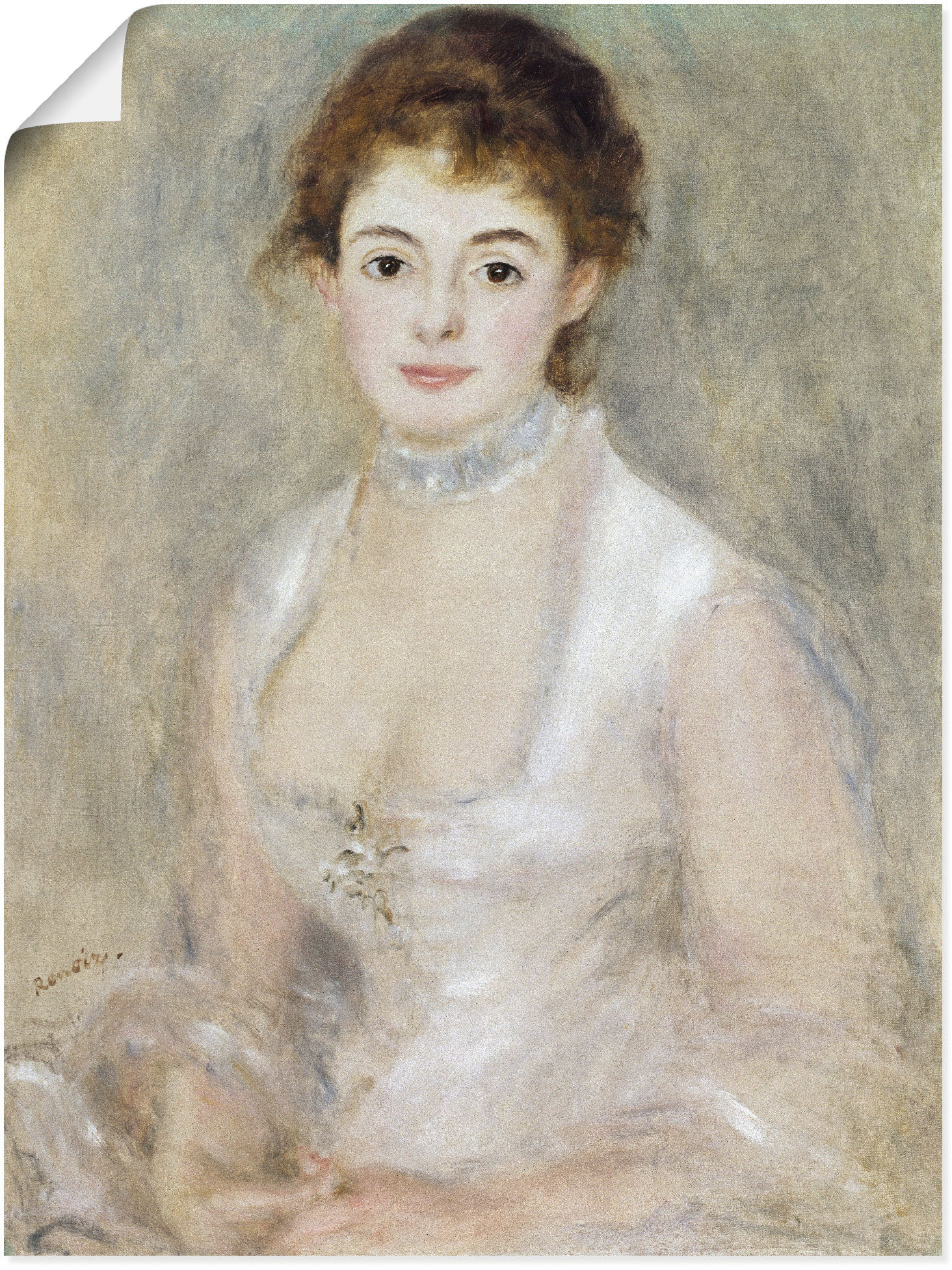 Artland Kunstdruck "Bildnis der Madame Heriot.", Frau, (1 St.) von Artland