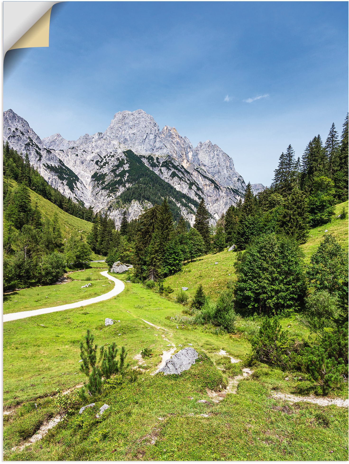 Artland Wandbild "Bindalm im Berchtesgadener Land Bayern", Berge & Alpenbilder, (1 St.), als Alubild, Outdoorbild, Poster, Wandaufkleber in verschied. Größen von Artland