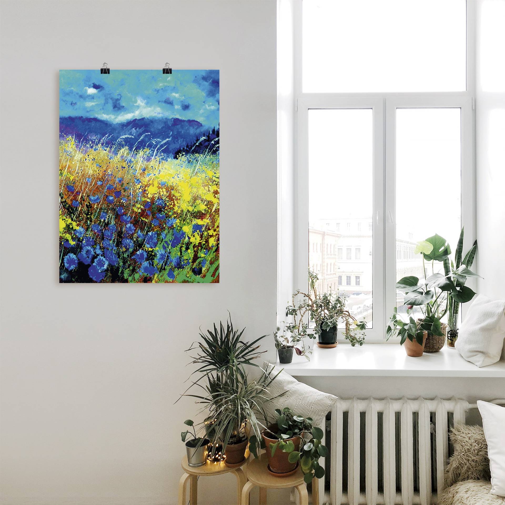 Artland Poster "Blaue wilde Blumen", Blumenwiese, (1 St.) von Artland