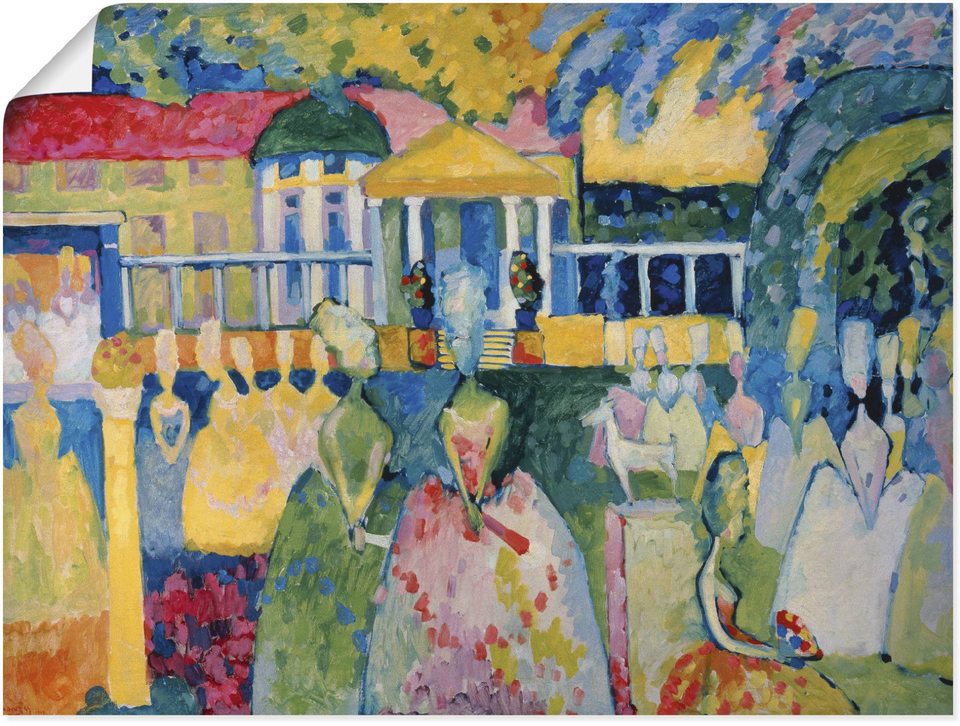 Artland Kunstdruck "Damen in Reifröcken. 1909", Gruppen & Familien, (1 St.) von Artland