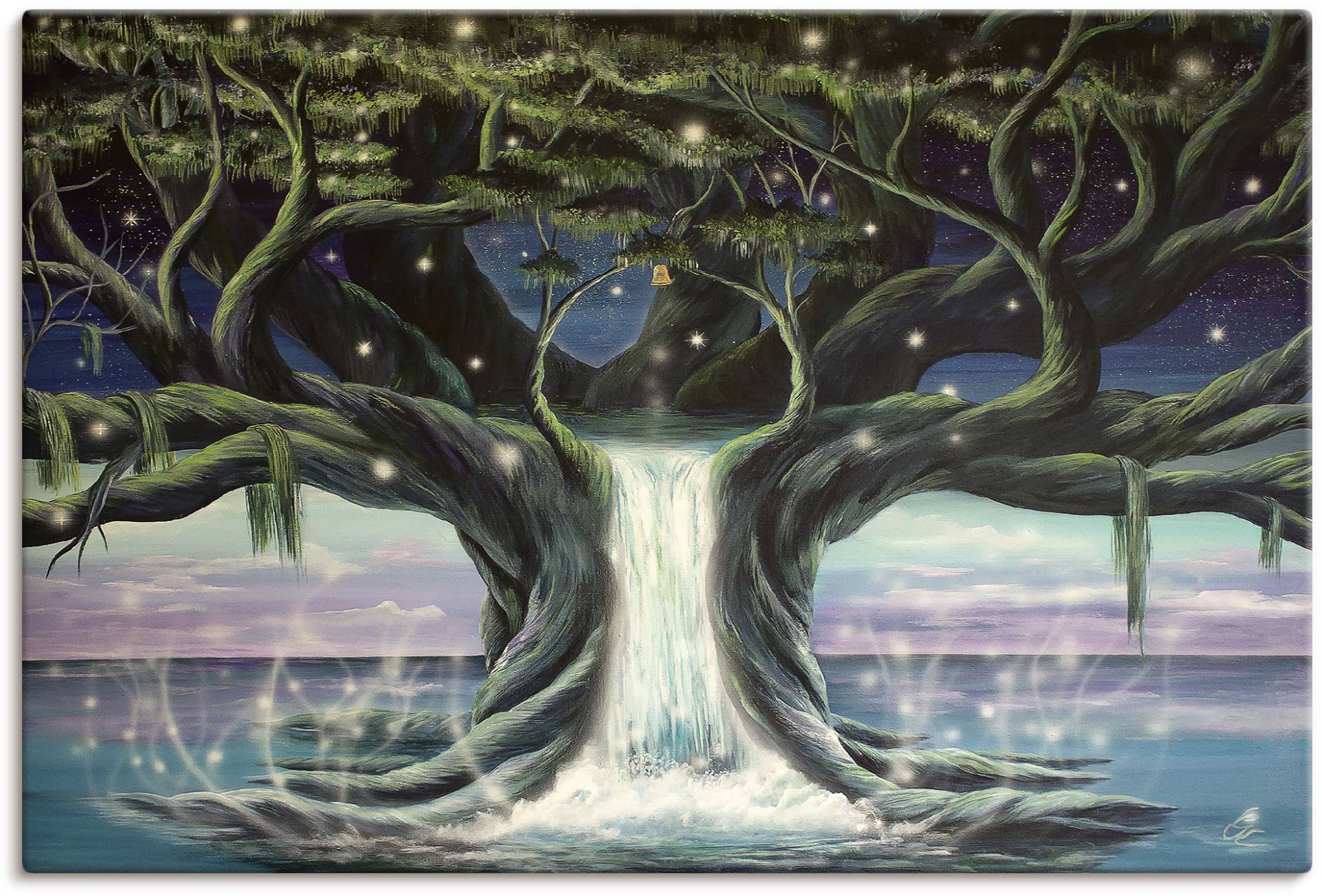 Artland Wandbild "Der Baum der Seelen" Landschaften 1 Stk. tlg. als Leinwandbild, Poster in verschied. Größen von Artland