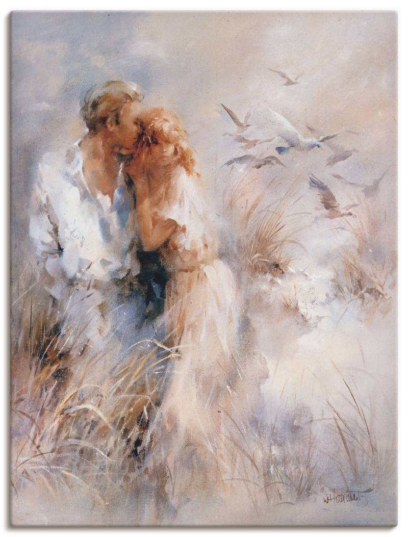Artland Wandbild "Dichte Harmonie" Paar 1 Stk. tlg. als Leinwandbild, Poster in verschied. Größen von Artland