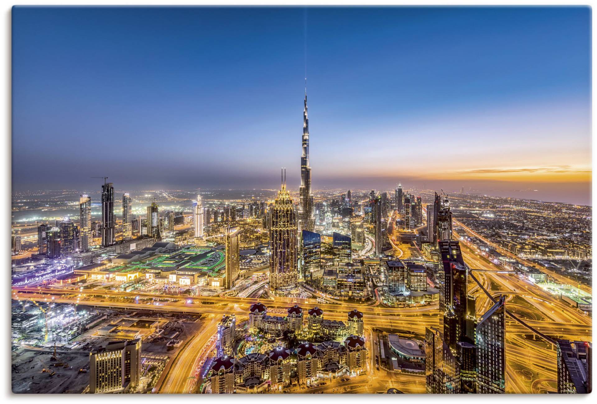 Artland Leinwandbild "Dubai IV", Bilder von Asien, (1 St.) von Artland