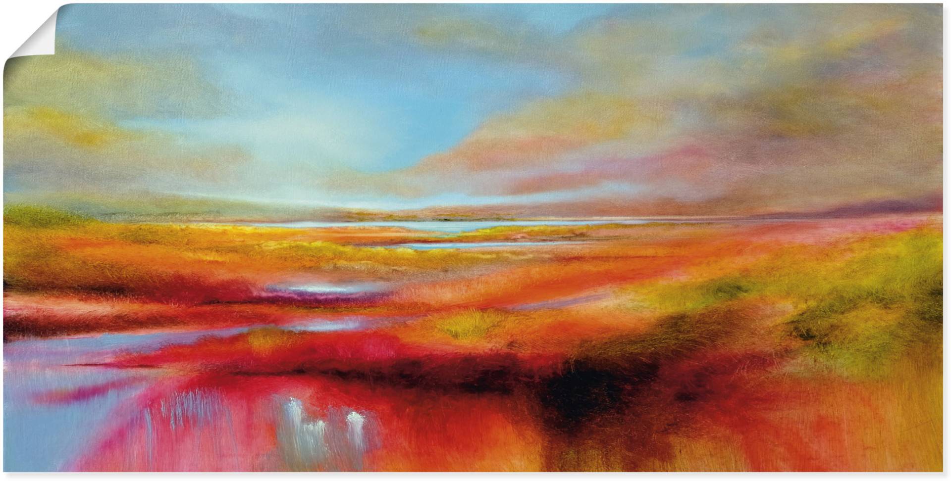 Artland Wandbild "Ein perfekter Tag", Bilder vom Sonnenuntergang & -aufgang, (1 St.) von Artland
