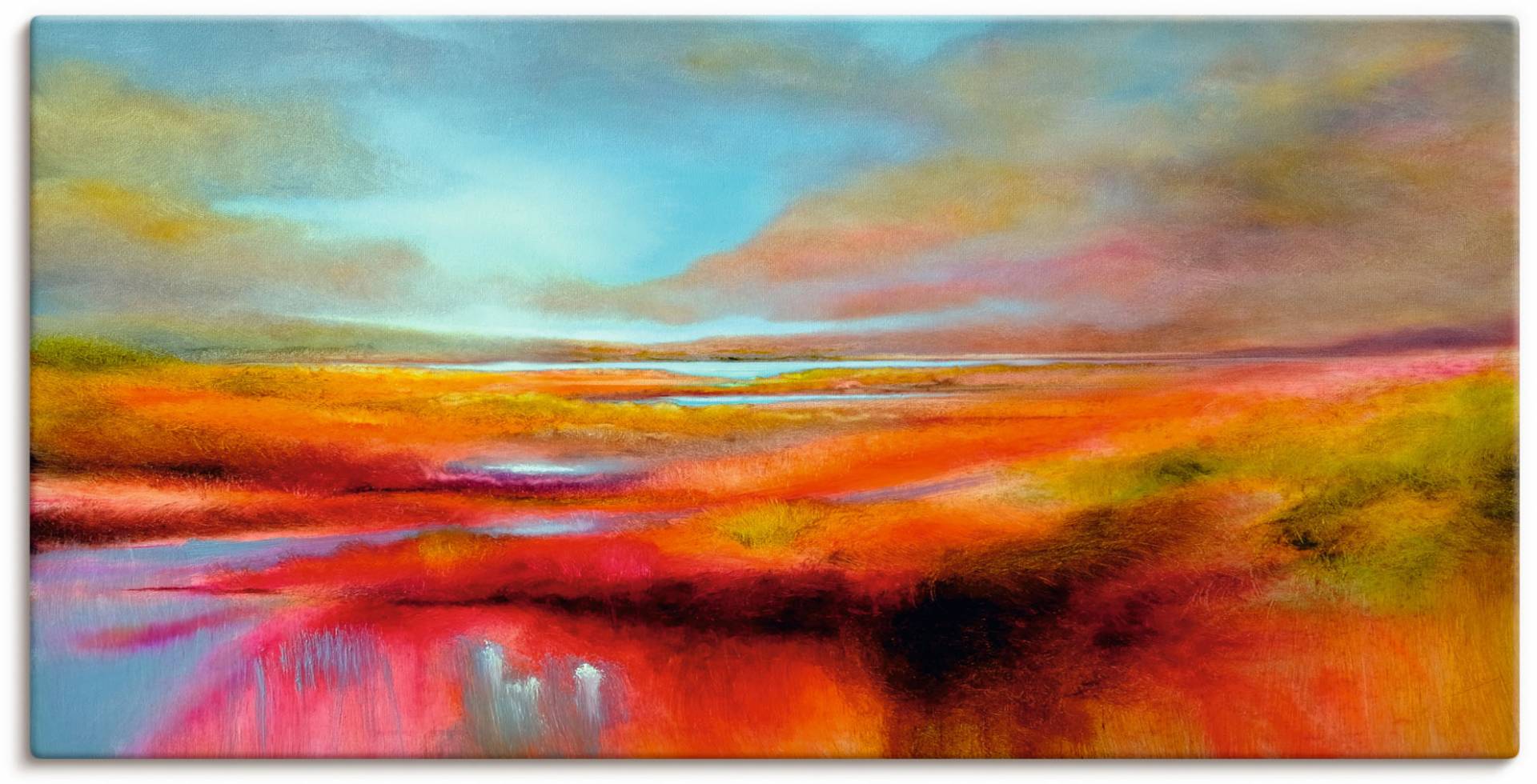 Artland Wandbild "Ein perfekter Tag" Bilder vom Sonnenuntergang & -aufgang 1 Stk. tlg. als Leinwandbild, Poster in verschied. Größen von Artland