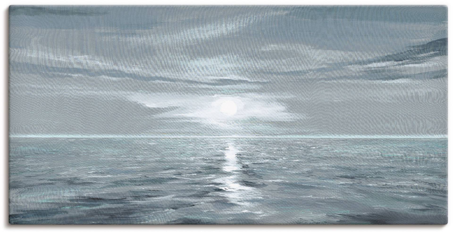 Artland Wandbild "Eisblaues Meer" Gewässer 1 Stk. tlg. als Alubild, Outdoorbild, Leinwandbild, Poster, Wandaufkleber von Artland