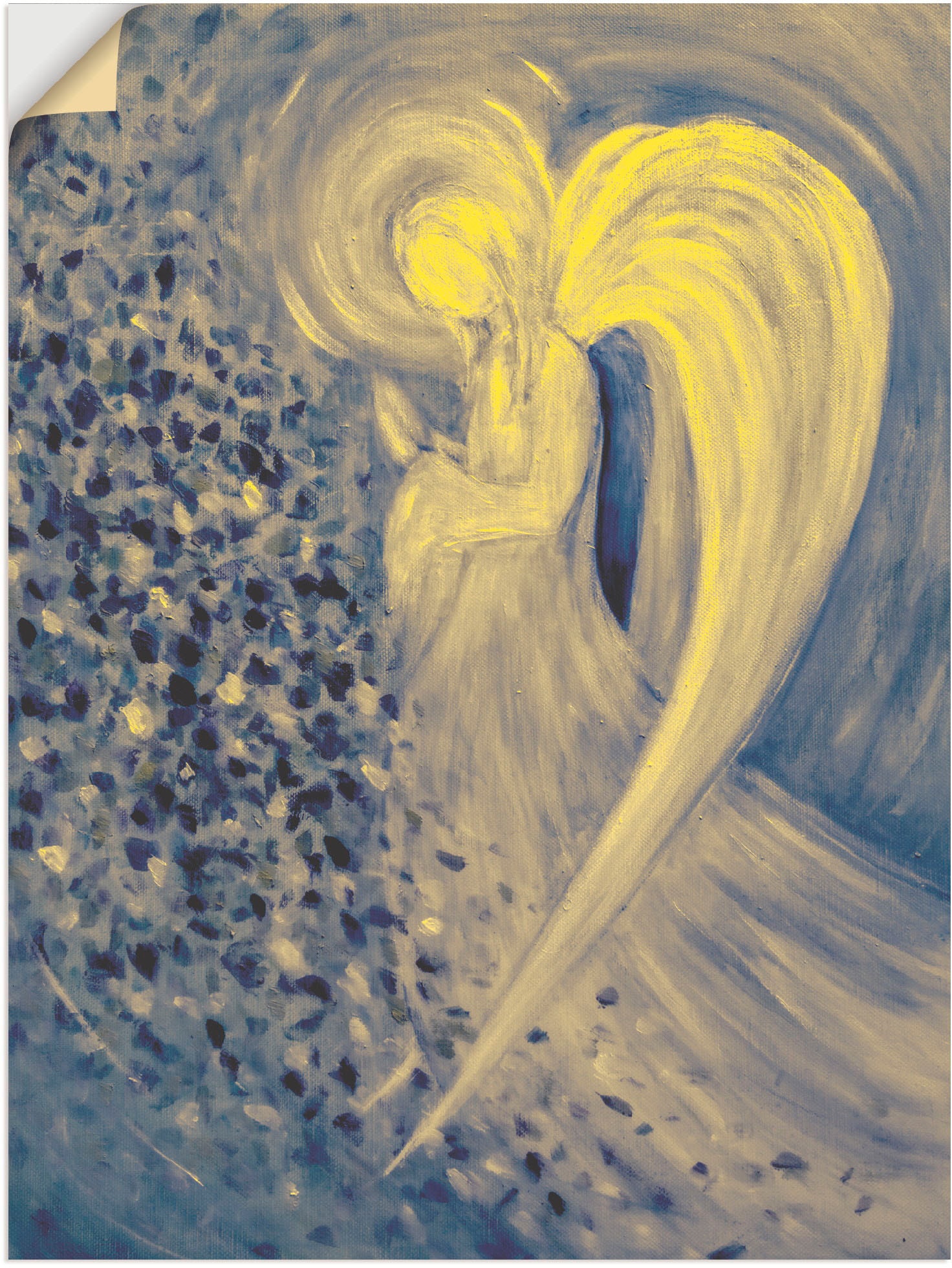 Artland Wandbild "Engel der Nacht", Religion, (1 St.), als Leinwandbild, Poster, Wandaufkleber in verschied. Größen von Artland