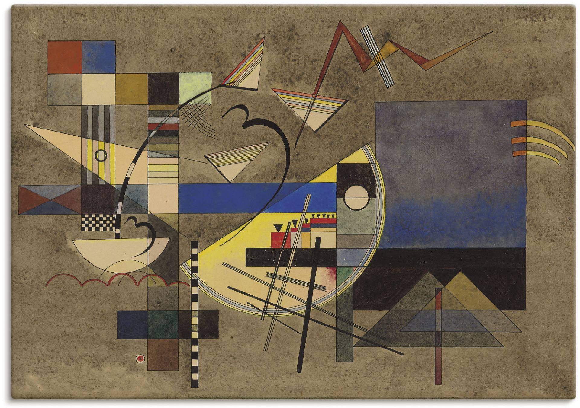 Artland Wandbild "Festes III. 1925" Muster 1 Stk. tlg. als Leinwandbild, Poster in verschied. Größen von Artland