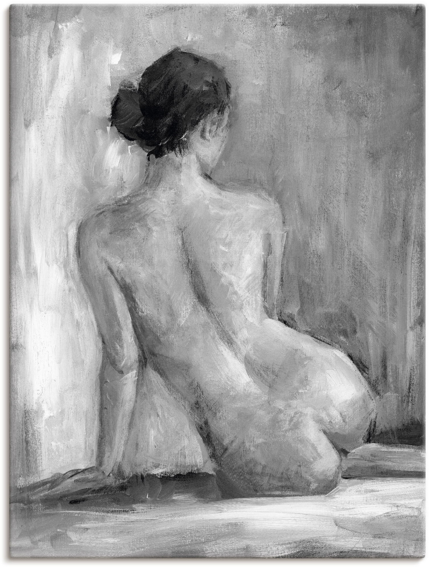 Artland Wandbild "Figur in schwarz & weiß I" Frau 1 Stk. tlg. als Alubild, Leinwandbild, Poster in verschied. Größen von Artland