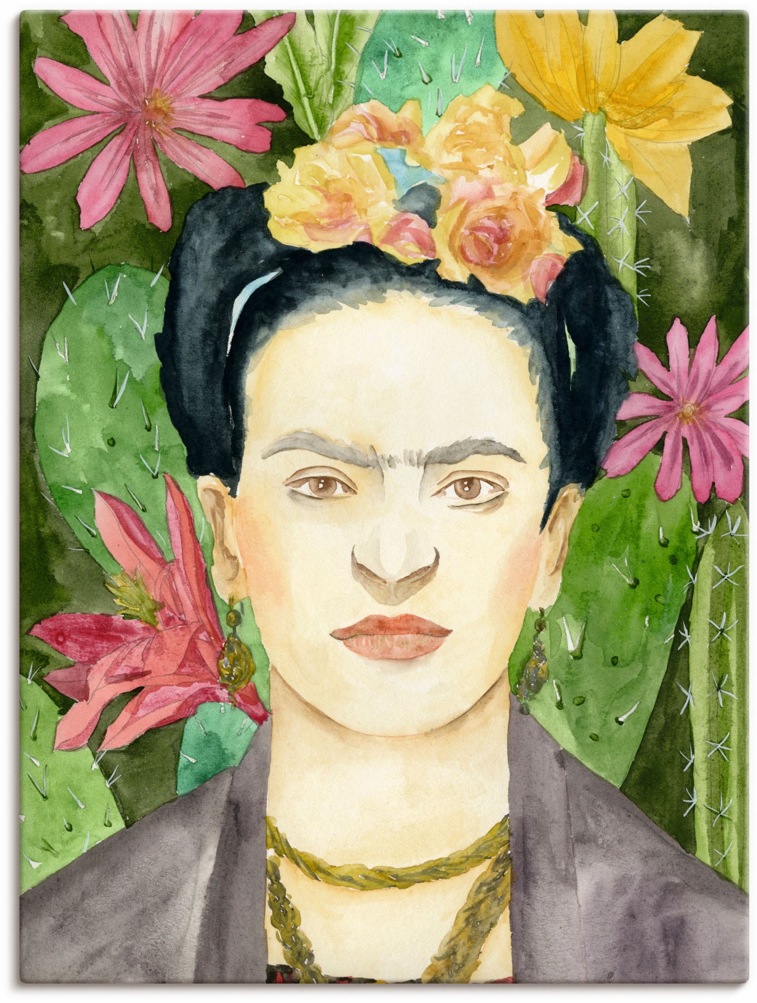 Artland Wandbild "Frida Kahlo I", Bilder von Frauen, (1 St.) von Artland