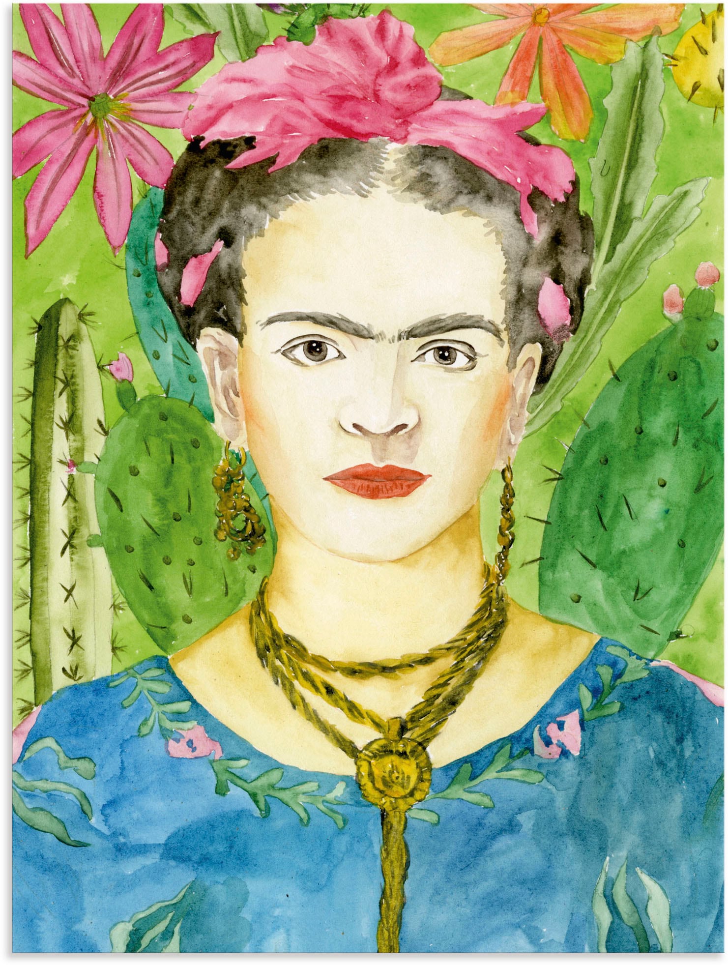 Artland Wandbild "Frida Kahlo II", Bilder von Frauen, (1 St.) von Artland