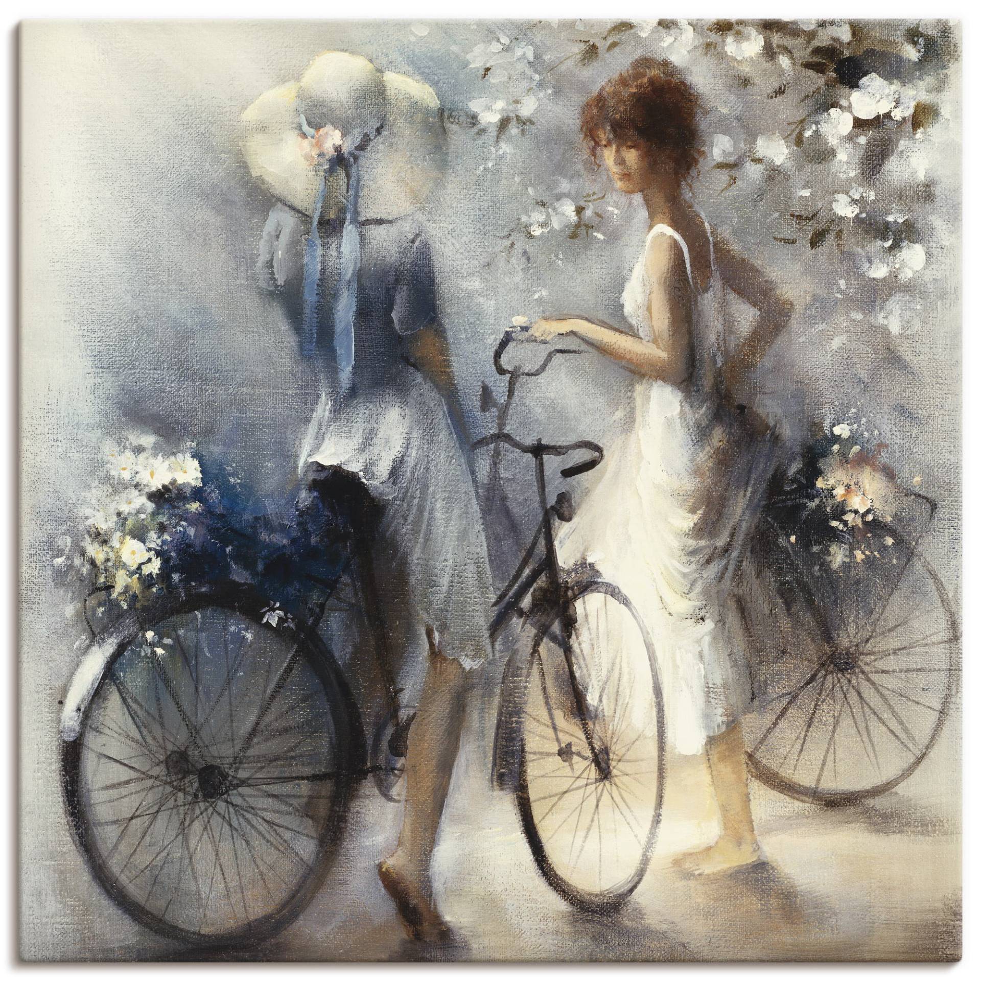 Artland Wandbild "Frühling III" Frau 1 Stk. tlg. als Leinwandbild, Poster, Wandaufkleber in verschied. Größen von Artland