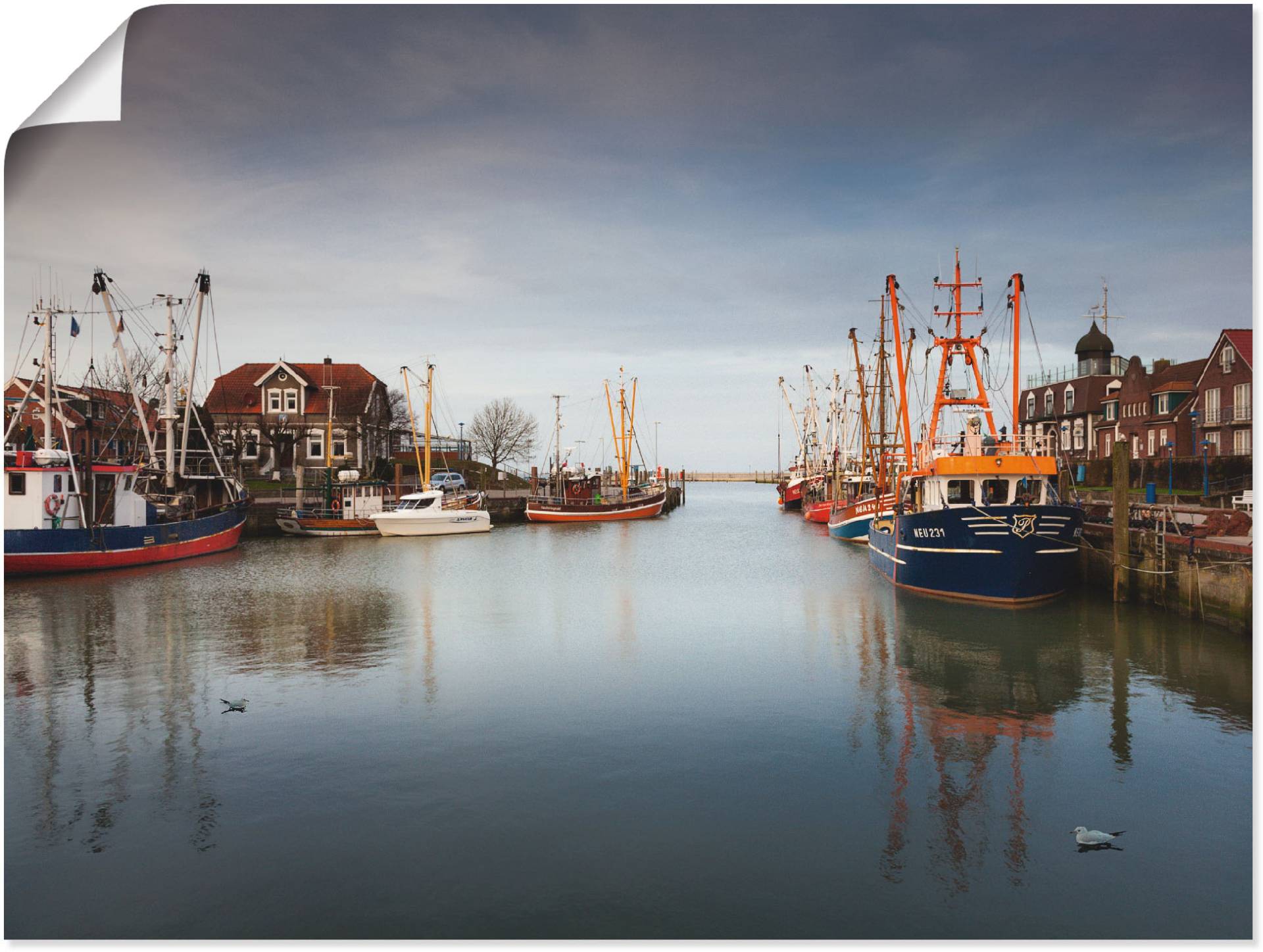 Artland Poster "Im Hafen der Stille...", Boote & Schiffe, (1 St.) von Artland