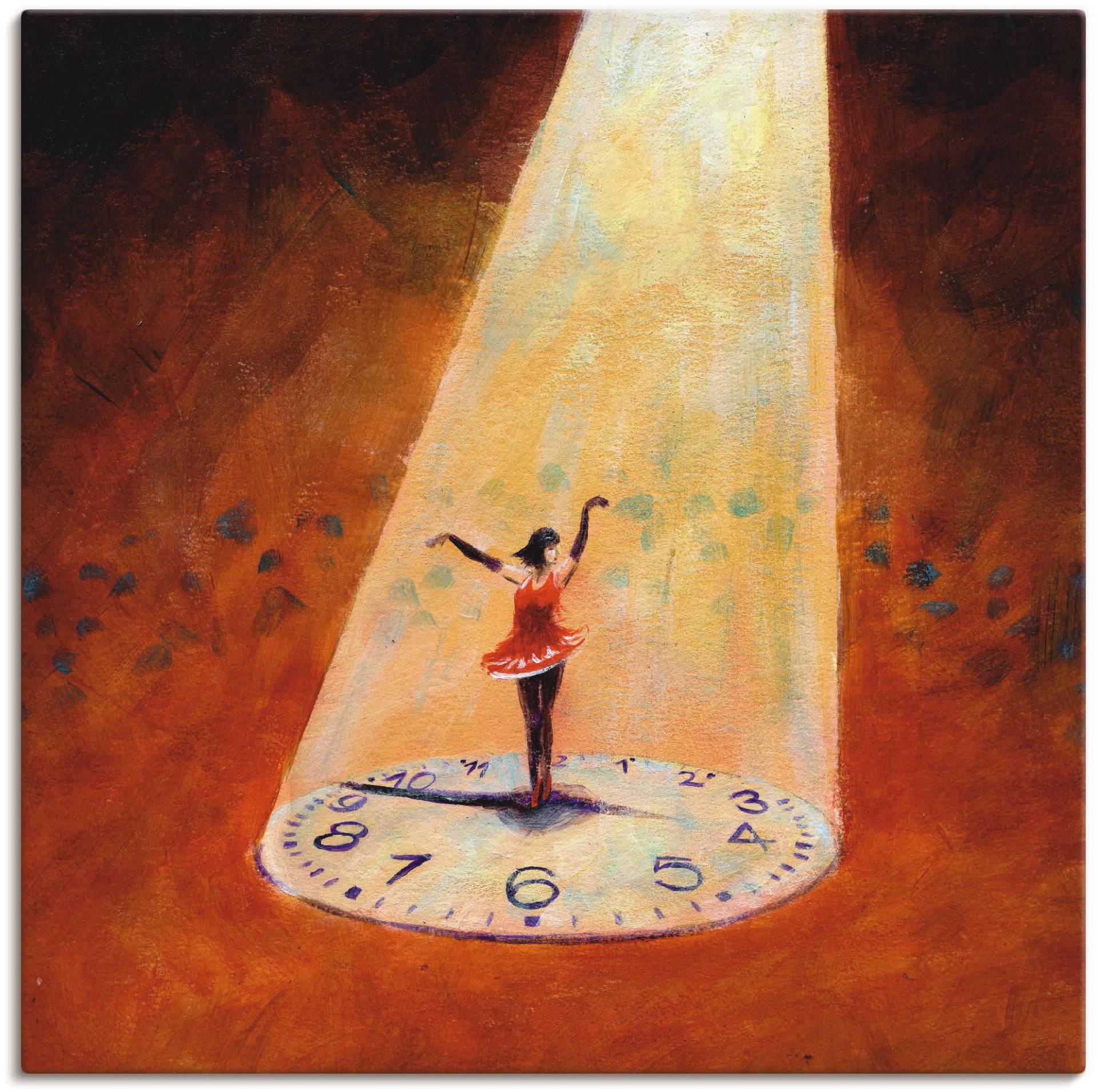 Artland Wandbild "Im Jetzt sein" Frau 1 Stk. tlg. als Leinwandbild, Poster in verschied. Größen von Artland