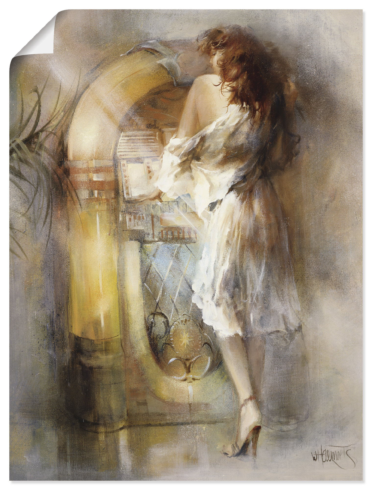 Artland Wandbild "In der Zeit verloren" Frau 1 Stk. tlg. als Poster in verschied. Größen von Artland