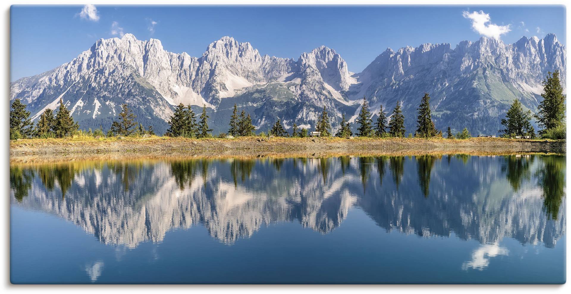 Artland Wandbild "Kaisergebirge Tirol", Berge & Alpenbilder, (1 St.), als Alubild, Outdoorbild, Leinwandbild, Poster, Wandaufkleber von Artland