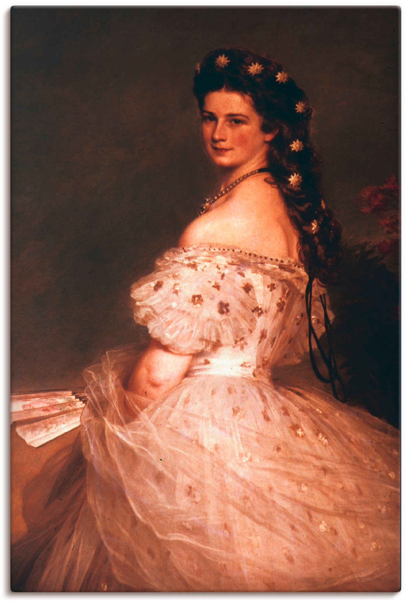 Artland Wandbild "Kaiserin Elisabeth von Österreich, 1865", Menschen, (1 St.), als Leinwandbild, Poster in verschied. Größen von Artland