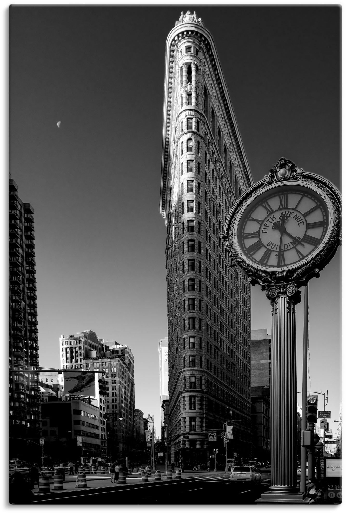 Artland Wandbild "New York Flatiron", Amerika, (1 St.), als Leinwandbild, Poster in verschied. Größen von Artland