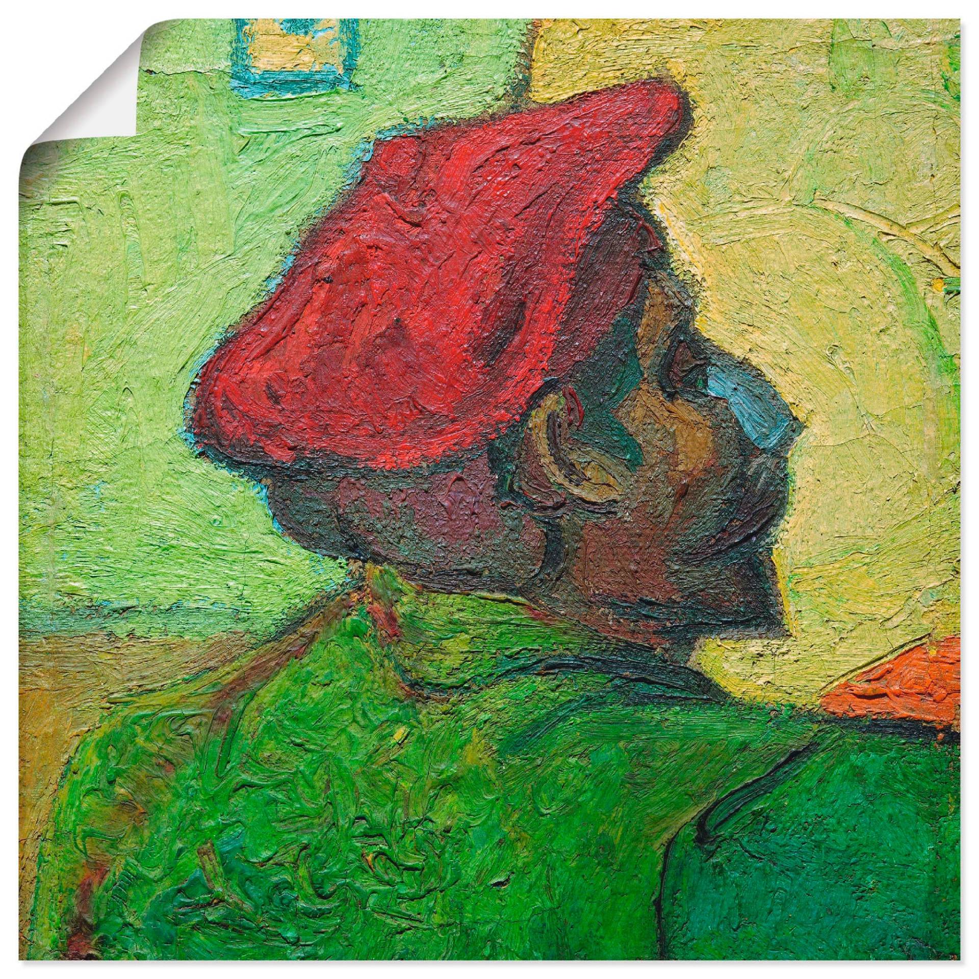 Artland Kunstdruck "Paul Gauguin Gemälde v. V. van Gogh", Porträts, (1 St.) von Artland