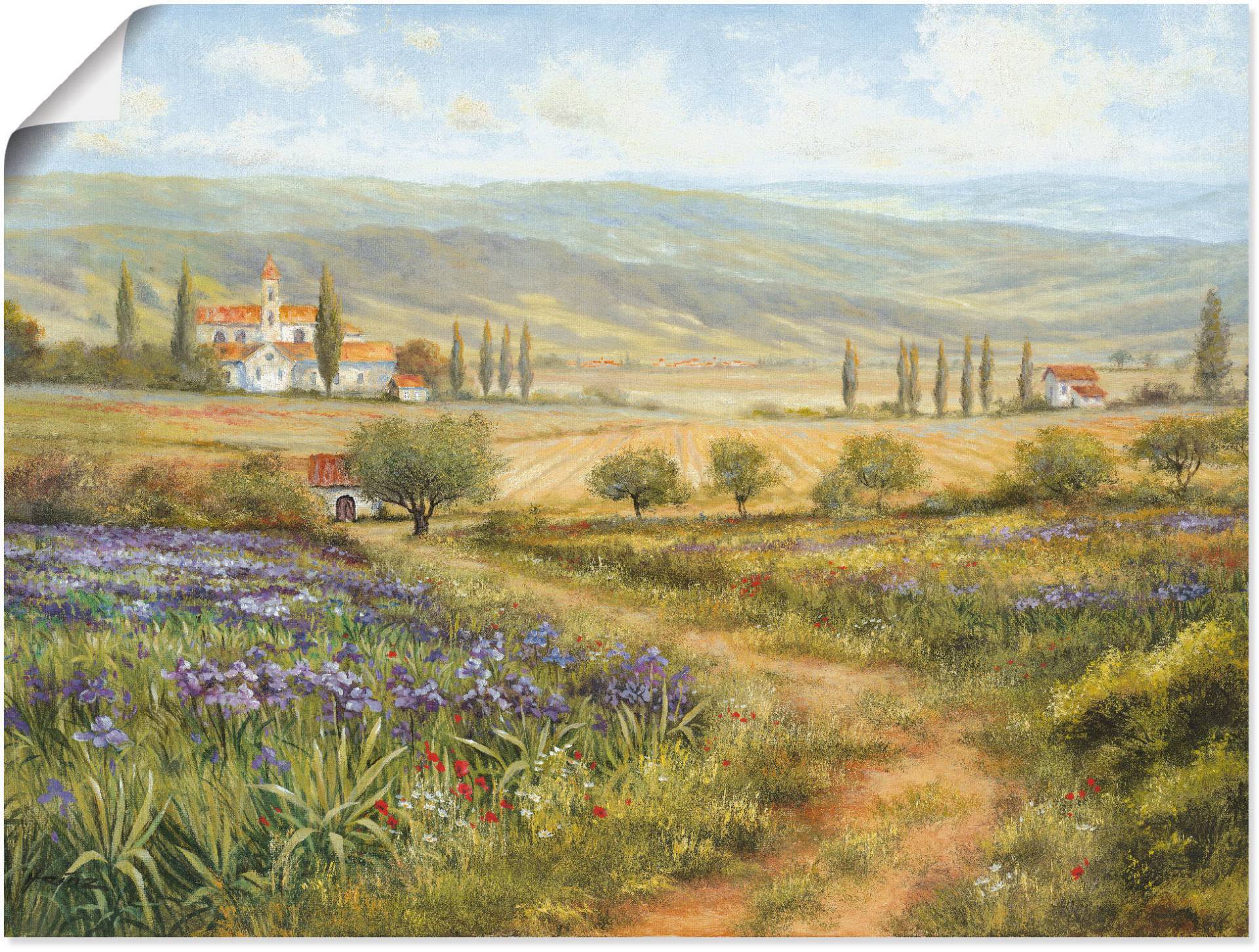 Artland Wandbild "Provence", Bilder von Europa, (1 St.) von Artland