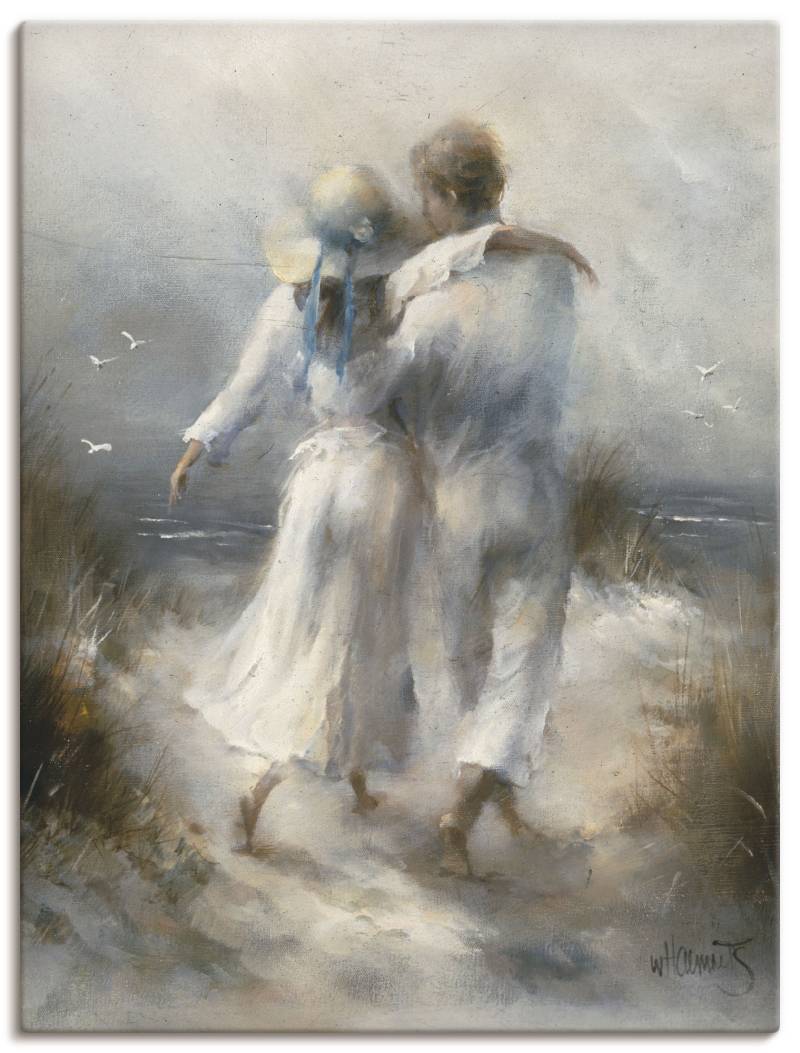 Artland Wandbild "Romantik" Paar 1 Stk. tlg. als Leinwandbild, Poster in verschied. Größen von Artland