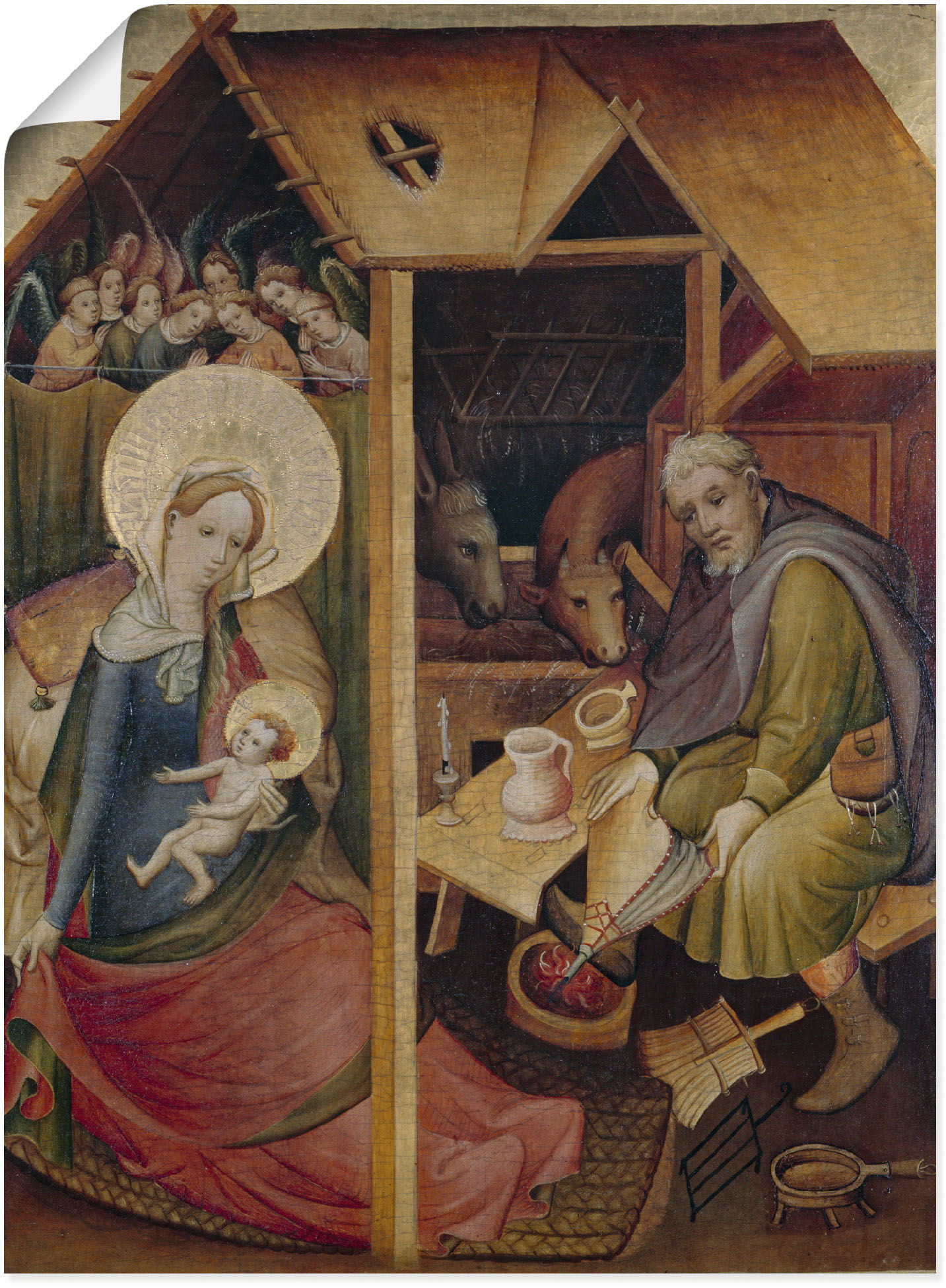 Artland Kunstdruck "Sogenannte Goldene Tafel. Geburt Christi", Religion, (1 St.) von Artland