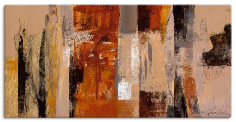 Artland Wandbild "Stadt-Morgen" Gegenstandslos 1 Stk. tlg. als Leinwandbild, Poster in verschied. Größen von Artland