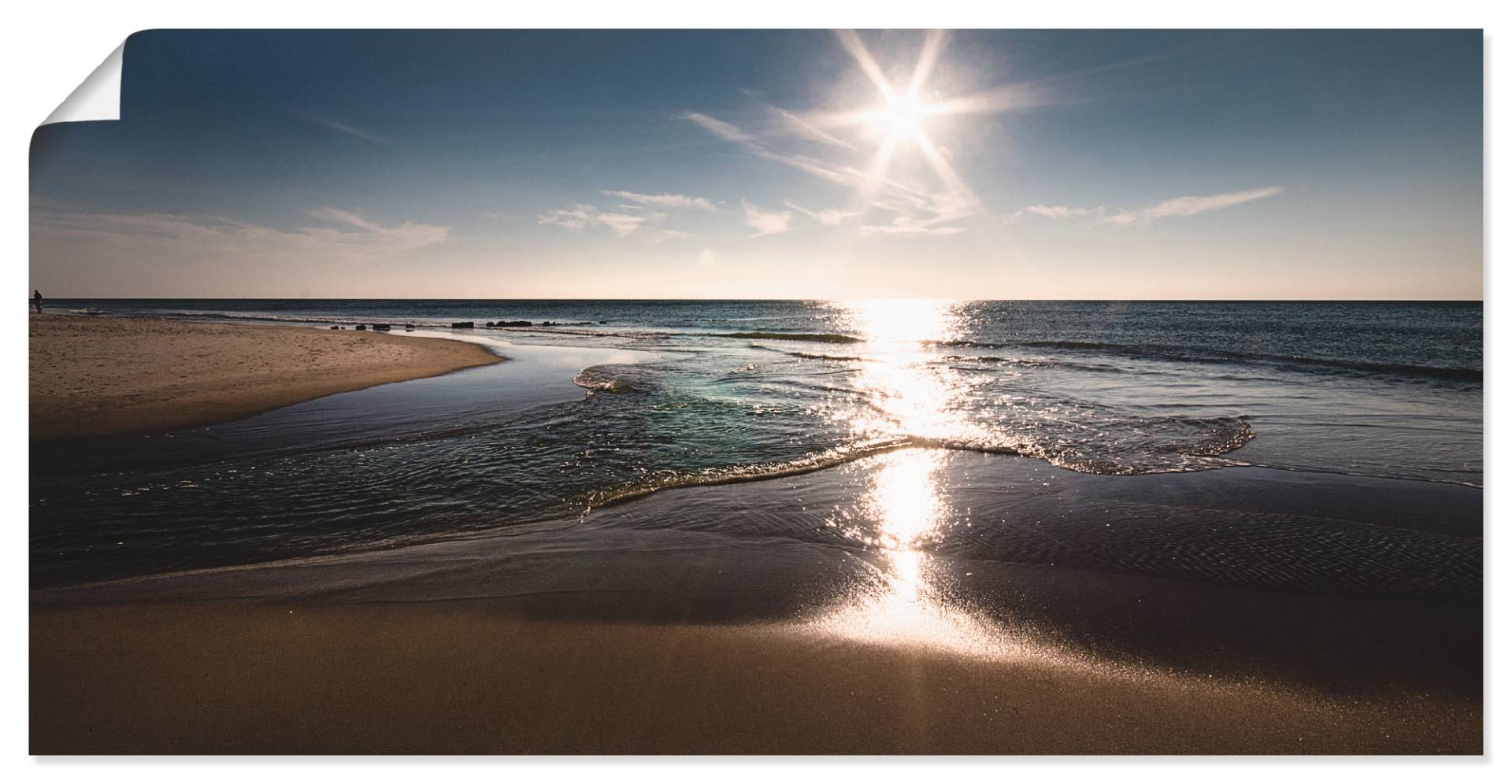 Artland Wandbild "Sylt IV", Strand, (1 St.), als Leinwandbild, Poster, Wandaufkleber in verschied. Größen von Artland