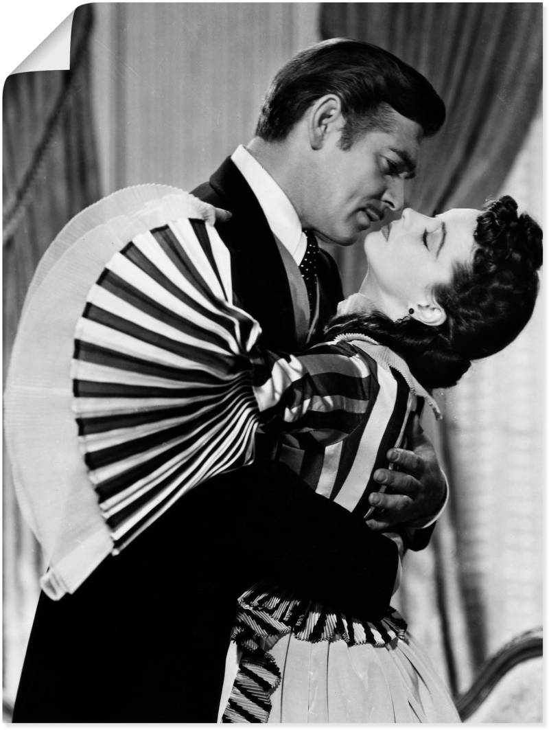 Artland Poster "Vom Winde verweht 1939 III" Film 1 Stk. tlg. als Leinwandbild, Poster in verschied. Größen von Artland