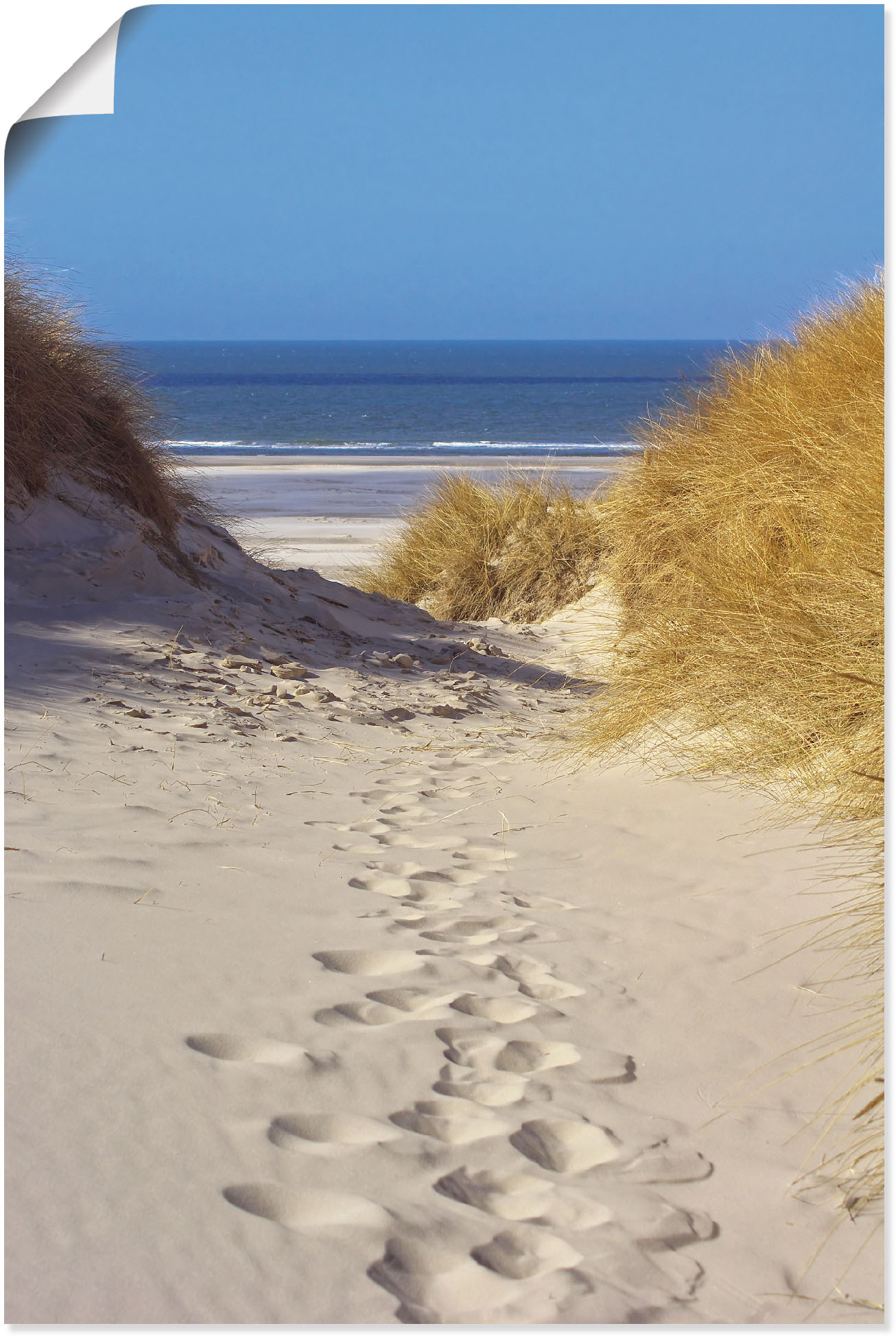 Artland Poster "Weg zum Strand II", Strand, (1 St.) von Artland