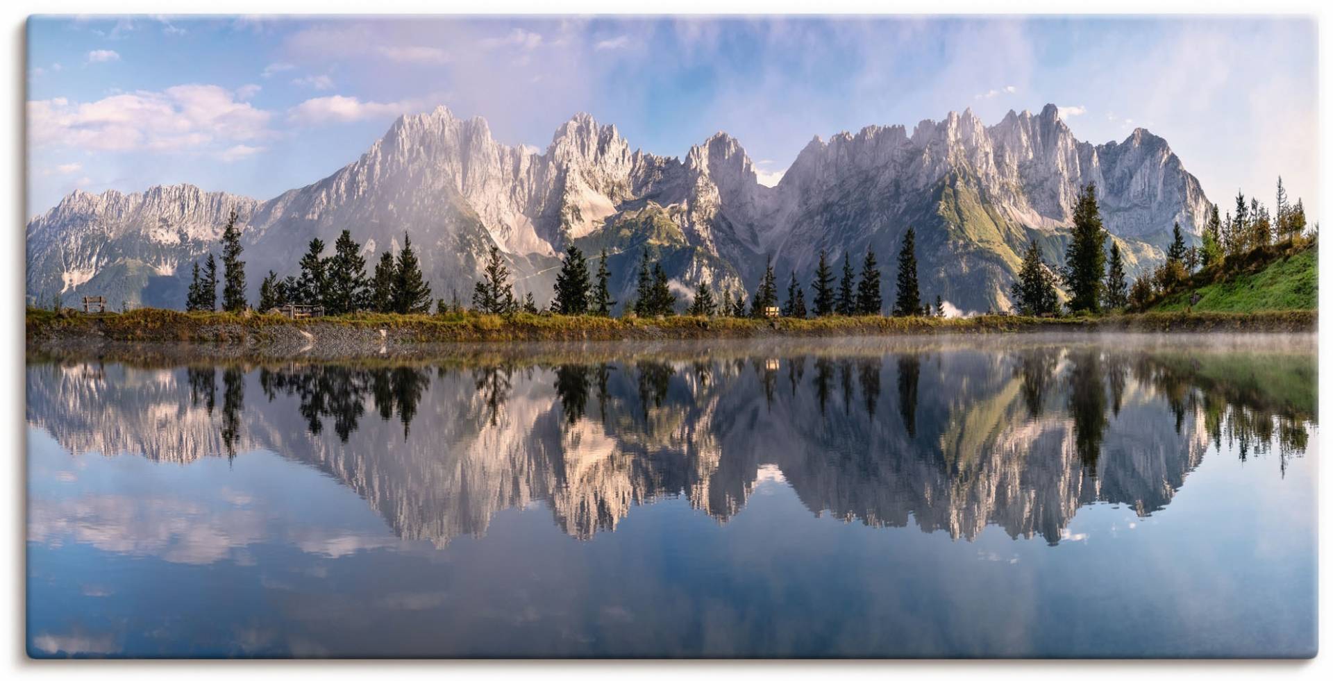 Artland Wandbild "Wilder Kaiser in Tirol", Bilder von Europa, (1 St.) von Artland