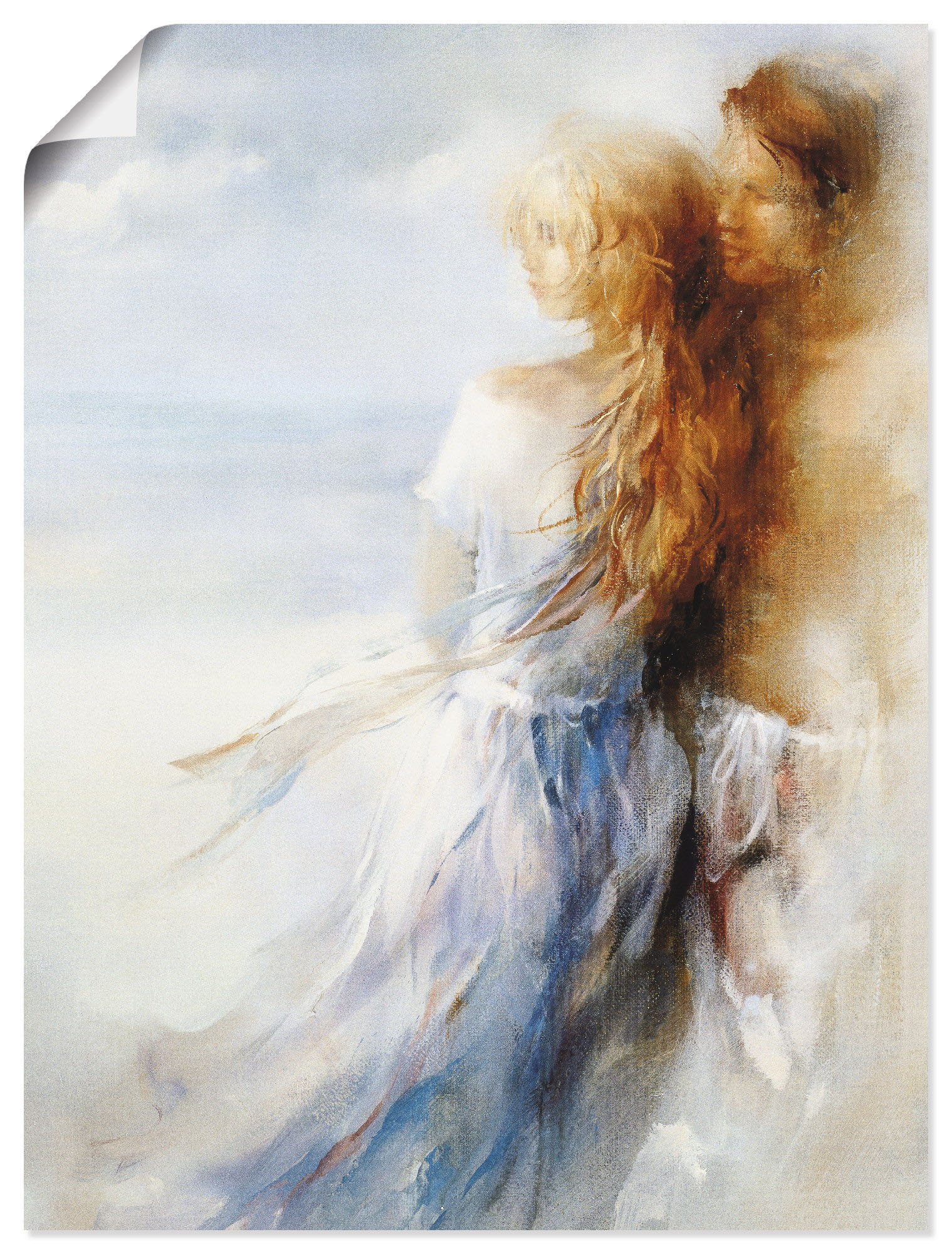 Artland Wandbild "Zusammen" Paar 1 Stk. tlg. als Leinwandbild, Poster in verschied. Größen von Artland