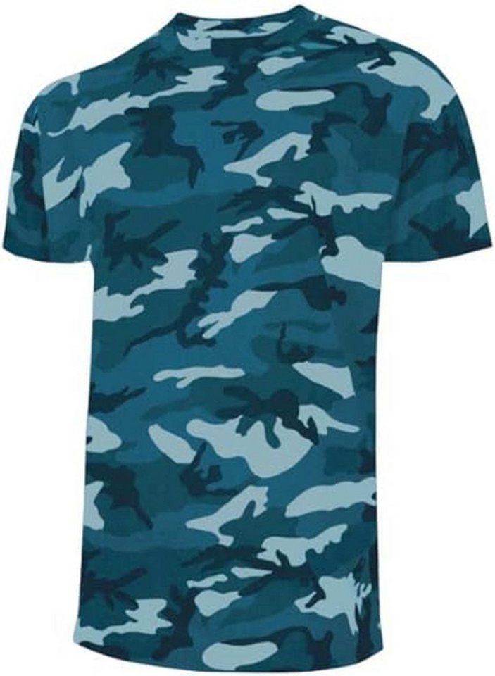 Artmas T-Shirt Arbeit T-Shirt Kurzarmshirt Arbeitsbekleidung Baumwolle Camouflage von Artmas