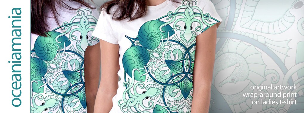 Original-Artwork-T-Shirt Mit Sublimationsdruck Original-Artwork-T-Shirt Mit Sublimationsdruck von ArtofFreyaHorn