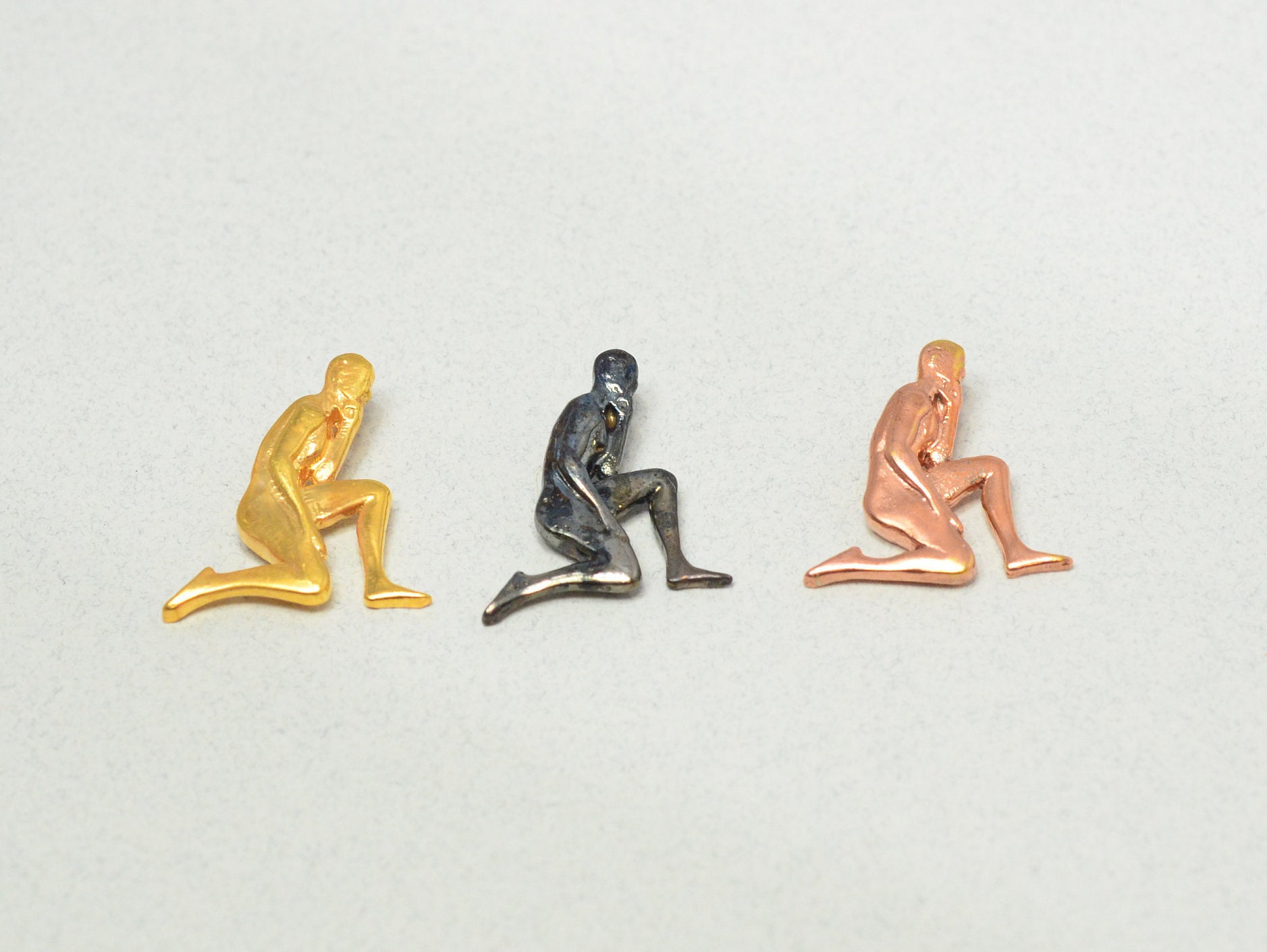 Der Denker - Sterling Silberanhänger Der Denker - Sterling Silberanhänger von ArtofGoldJewelry