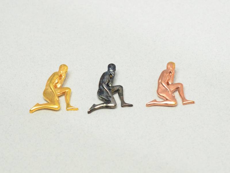Der Denker - Sterling Silberanhänger Der Denker - Sterling Silberanhänger von ArtofGoldJewelry